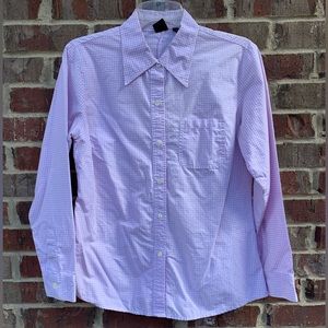 Gap Women’s Long Sleeve Gingham Shirt, size Medium